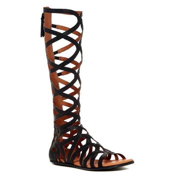 gentle souls Shoes - Gentle Souls Black Gladiator Sandals - Size 7.5